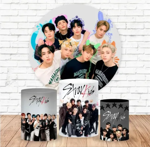 Kit Painel E Capa Trio De Cilindros Straykids Boy Army K-pop