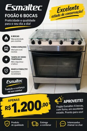 Fogão novo