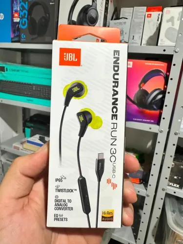 Fone JBL Endurance 3C com fio Tipo-c