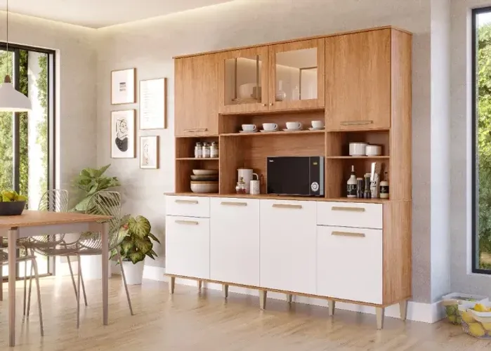 Armario Diamante 100% MDF, 08 Portas - Entrega Imediata!