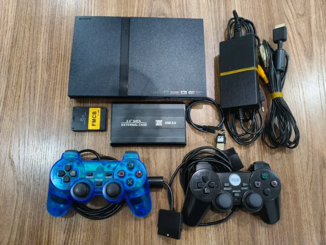 PS2 SLIM VERSÃO DIGITAL 500GB