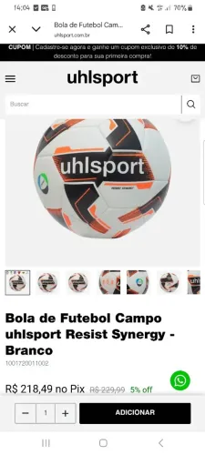 Bola de futebol original lacrada