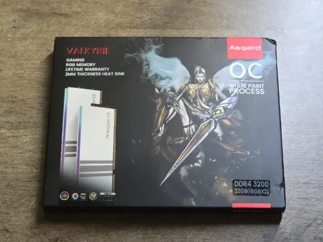 Memória Ram DDR4 3200Mhz 32gb - 2x16gb Asgard Rgb Valkyrie