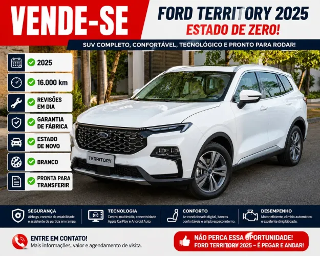 Ford Territory Titanium 1.5 Gtdi Ecobo. AUT 2025