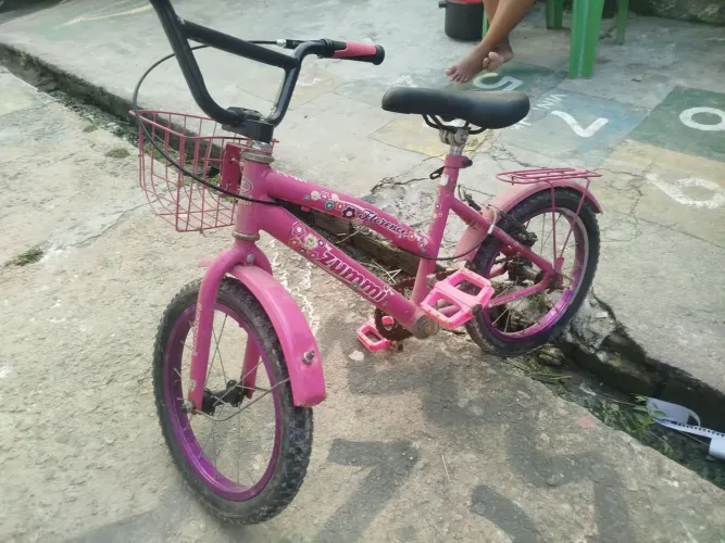 Bike tamanho aro 16 infantil rosa 200 o valor 