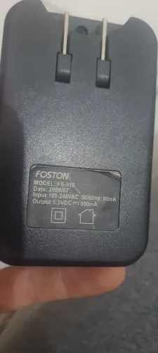 carregador para bateria foston 5.2v 500ma