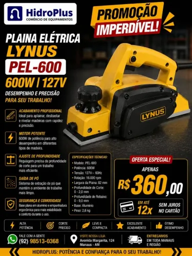 Plaina elétrica