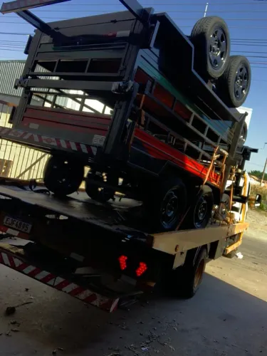 Carretinhas trucadas reforcadas, dois eixos pronta entrega