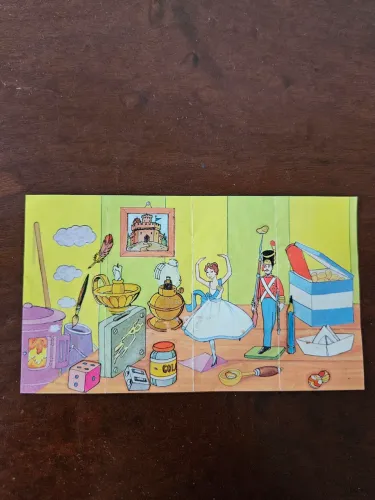 Encarte de pintura Soldadinho de Chumbo anos 90