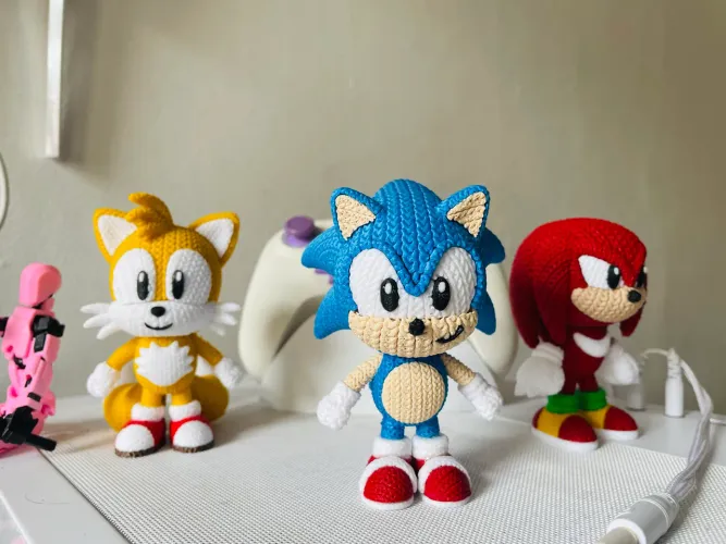Lote figura 3D Sonic