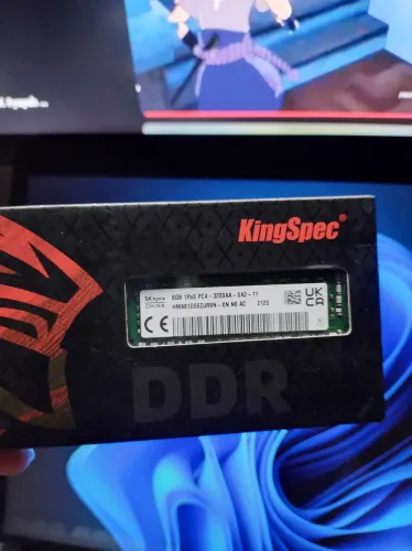 Memória notebook KigSpec DDR4 8GB 3200Mhz SODIMM