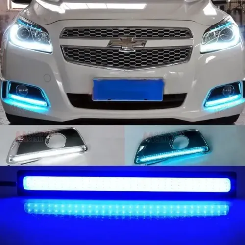 Par De Barras De Led tenho na cor Azul, Branca, Vermelha ou Amarela barrinha Neon drl 17cm