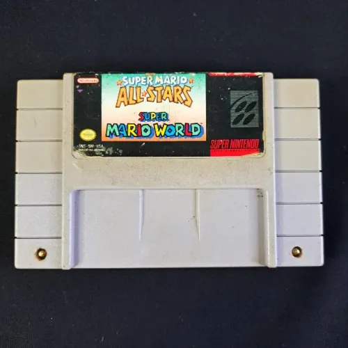 Super Mario AllStar + Mario World Original Americano Super Nintendo - Snes