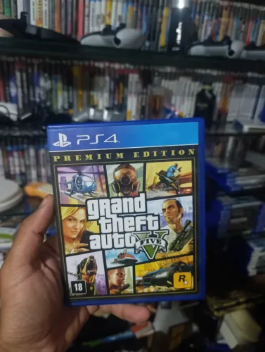 Jogo GTA 5 PS4 / Ps5 - Ac cartão e Olx pay (temos outros jogos)