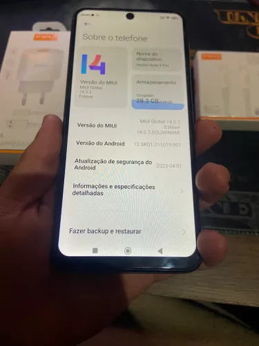 Celular Redmi 9 pro 128 gb de armazenamento