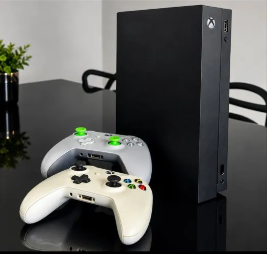 xbox one x em perfeito estado.