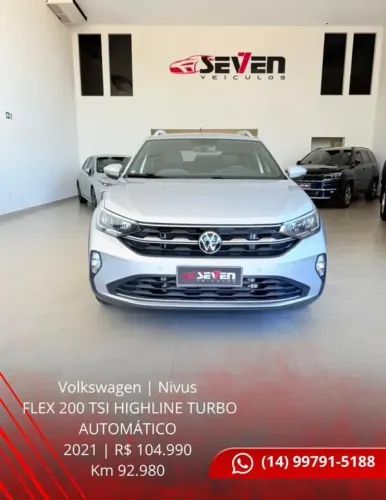 Volkswagen Nivus Highline 1.0 200 TSI Flex AUT 2021