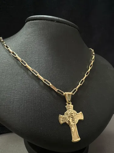 Corrente Tijolinho de ouro 5.88g 18k procedência garantia eterna