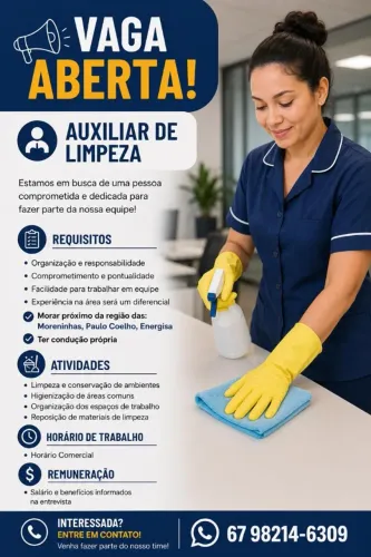 VAGA ABERTA