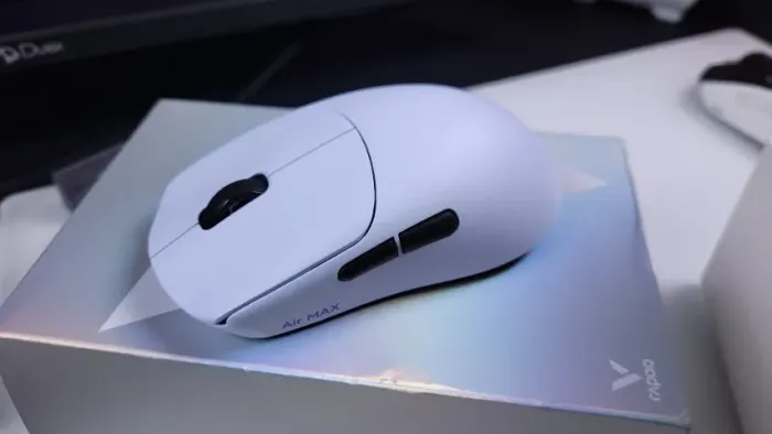 Mouse Gamer Rapoo VT0 AIR MAX AZUL (Usado p/ 1 Dia) + Fone Sem Fio de Brinde