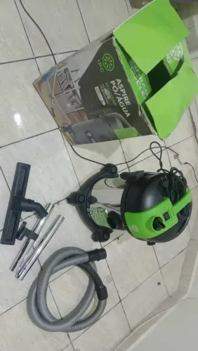 Aspirador de pó ECO CREAN NA COR METÁLICA