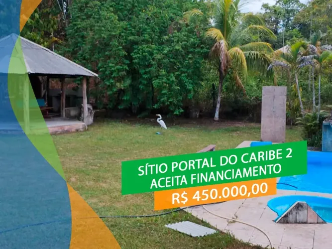 Sítio Portal do Caribe 4.000 m² c/piscina no km 15 da BR 174