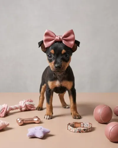 Lindo Pinscher Disponível - Raça Pura e Muito Amoroso