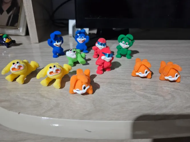 Coleção Coelhos kinder ovo