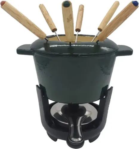 Panela de Fondue Ferro Fundido Verde - Oster