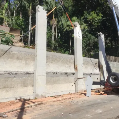 Muro de arrimo-encosta-contenção de concreto