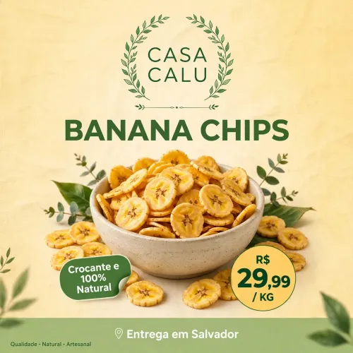 Banana chips em atacado 