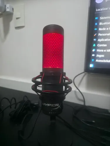 Microfone condensador HyperX