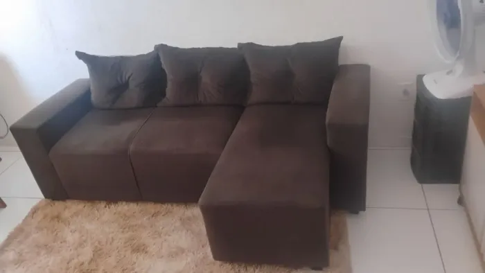 Sofá L, Seminovo. Muito bom e conservado (Já com a Entrega)