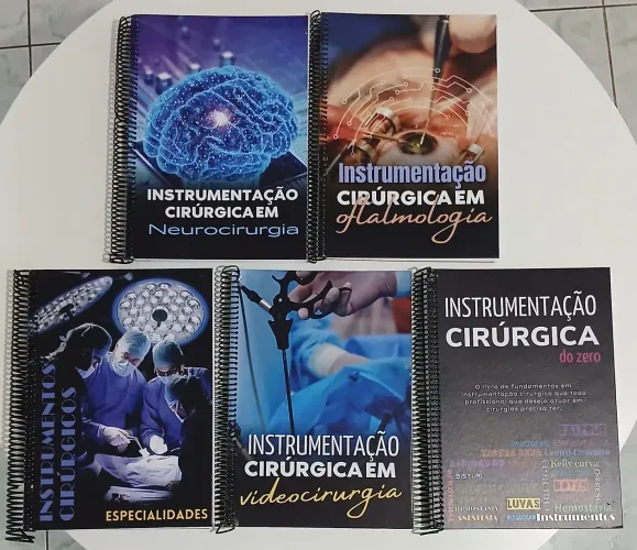 Apostilas Instrumentação cirúrgica (90 a 140 reais)