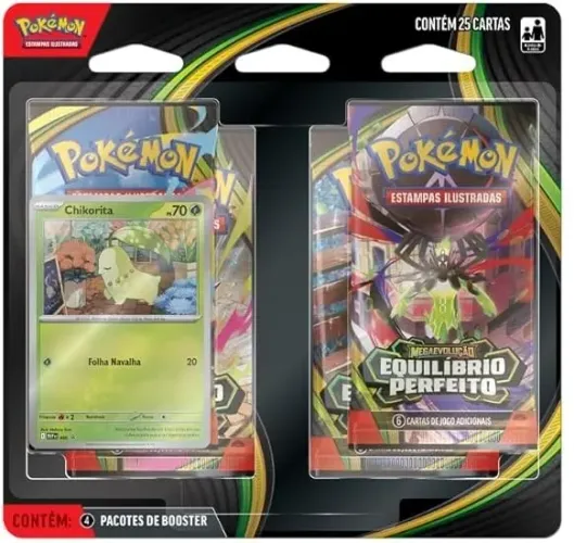 6 Blisters quadruplos de Equilíbrio Perfeito - Pokemon