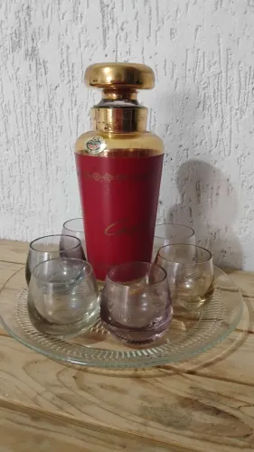 Conjunto licoreira Vintage