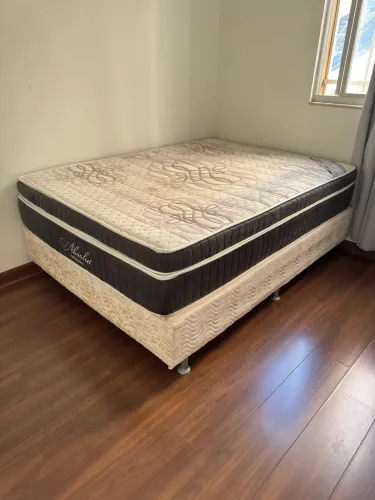 Colchão + Box Ortobom Absolut Casal - Molas Ensacadas