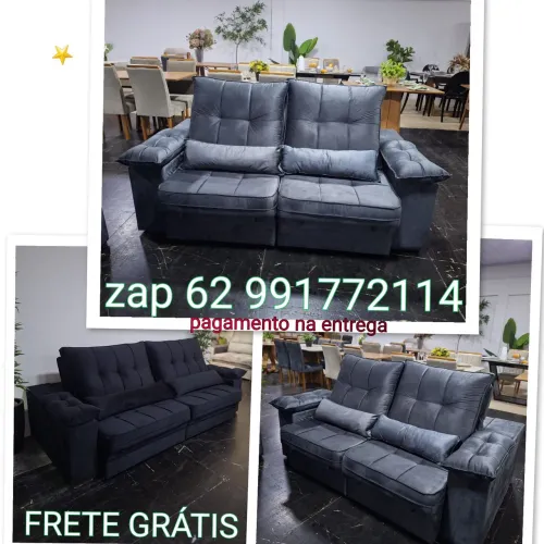 PROMOÇÃO SOFÁ MORFEU RETRÁTIL E RECLINÁVEL DIRETAMENTE DA FÁBRICA