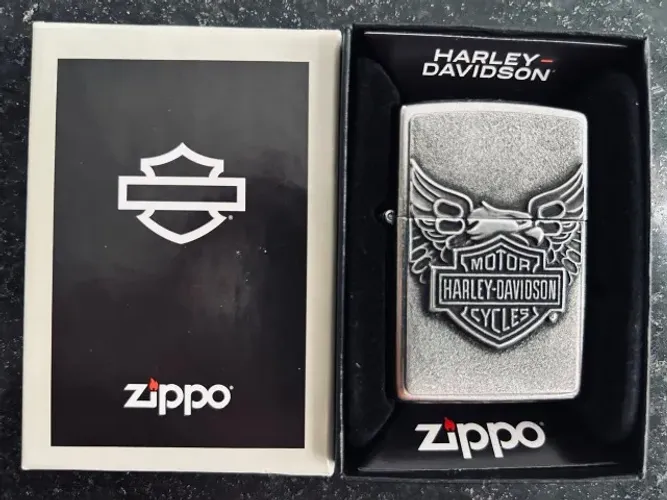 Isqueiro Zippo Harely Davidson Iron Eagle H-D 20230