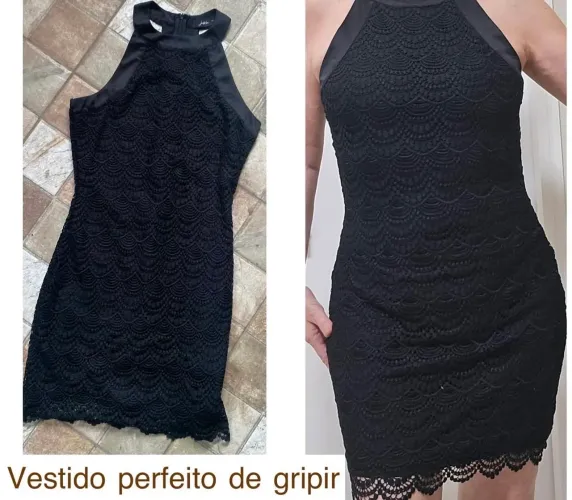 Vestido de gripe P/M
