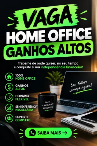 Vaga de emprego Home office