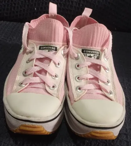 Tênis Converse All Star Modelo Socks Com Plataforma tam 37