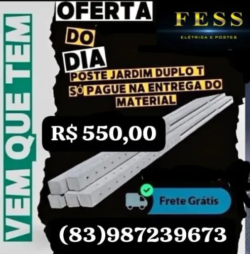 Poste padrão Energisa 