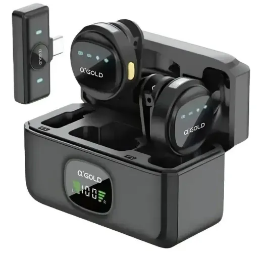 Microfone de lapela a gold MCF 29 tipo C
