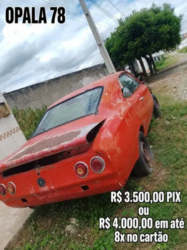 Chevrolet Opala L/sl/ss/ 2.5/4.1 1978