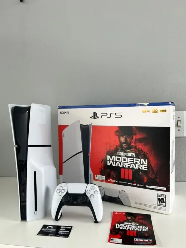 Playstation 5 Slim 1TB com Leitor de Discos!! Zerado!! (Aceito Cartão)