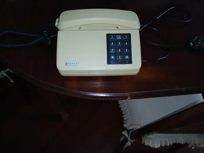 Telefone Antigo Ericsson Vintage Retro Peça de Coleção