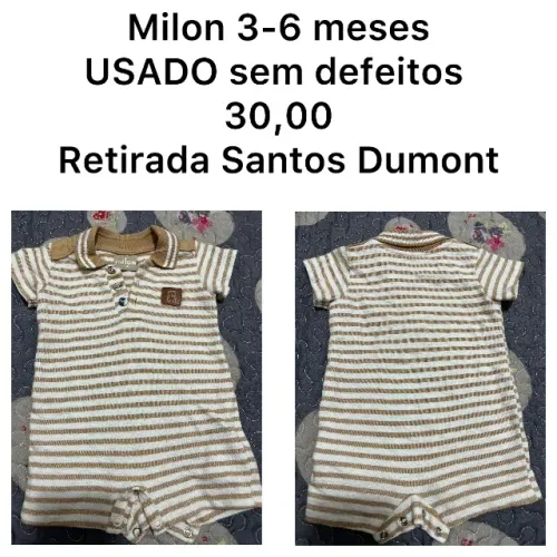 Macacão Milon 3-6 meses