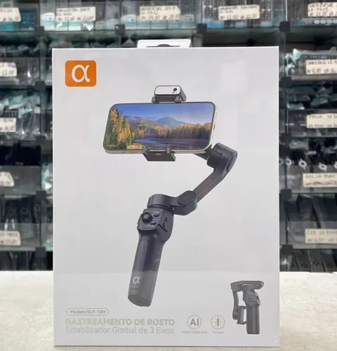 Estabilizador gimbal com rastreamento facial 