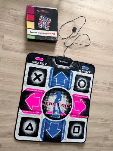 tapete dancing leadership gamer ps1 ps2 com 2 jogos